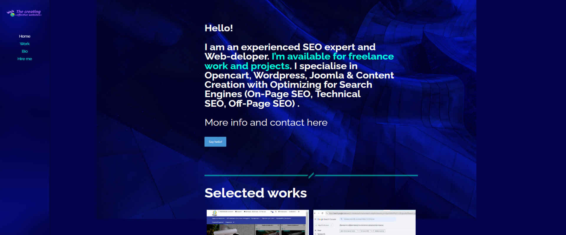 The Effective Websites