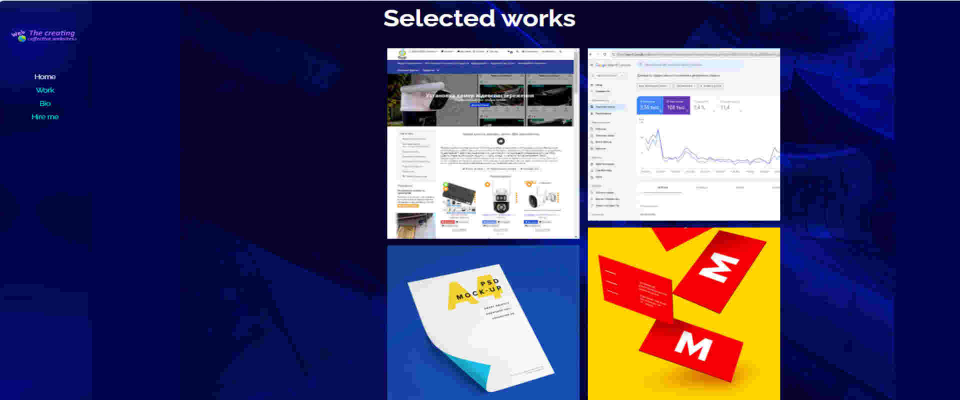 Portfolio websites