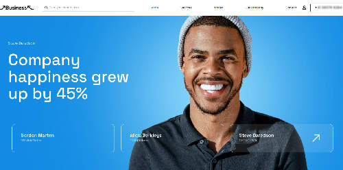 The business card websites Your company